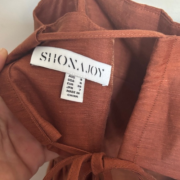 Chic Strapless Rust Dress - Picture 6 of 12